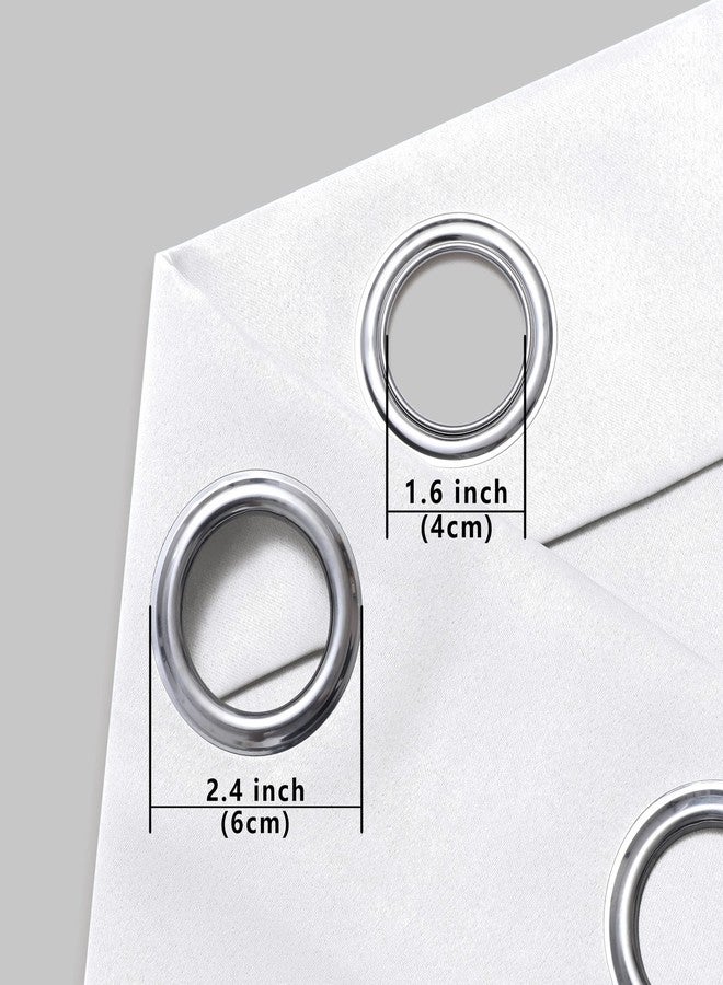 Pitalk ستائر Pitalk بيضاء نقية قصيرة للعربات الترفيهية، مناسبة للمطبخ وغرفة التخييم، مع حلقات معدنية علوية، ستائر تعتيم للنوافذ الصغيرة، طول 24 بوصة، مناسبة لغرف الأطفال والحمامات والغرف العلوية، عرض 34 بوصة وطول 24 بوصة، طقم من لوحتين. - Image 3